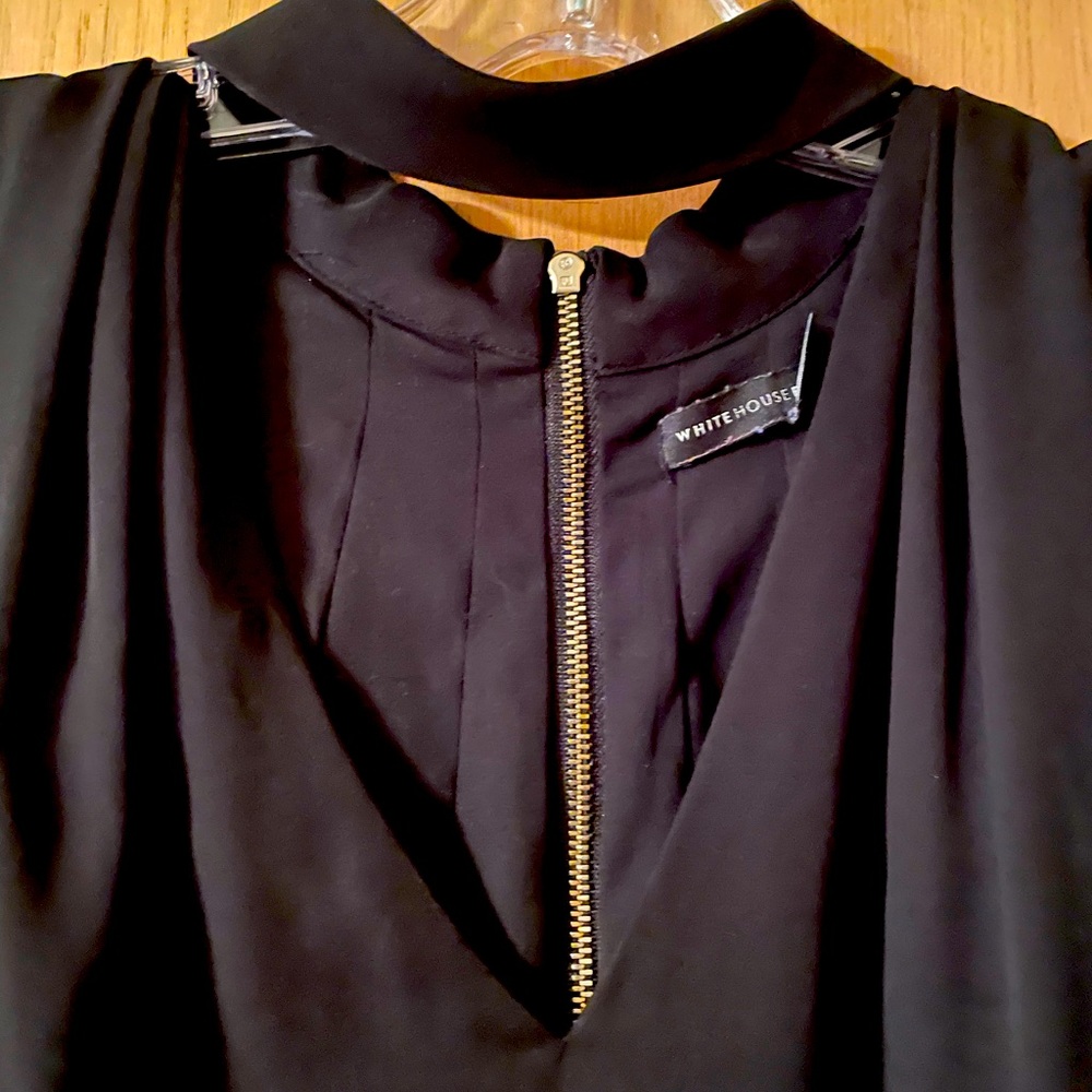WHBM black mini dress